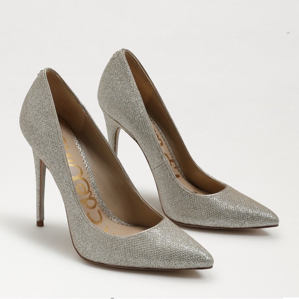 BRAND NEW- Never Worn Sam Edelman Hazel Stiletto Heels (in Jute)